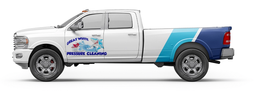 Great White Pressure Cleaning Truck